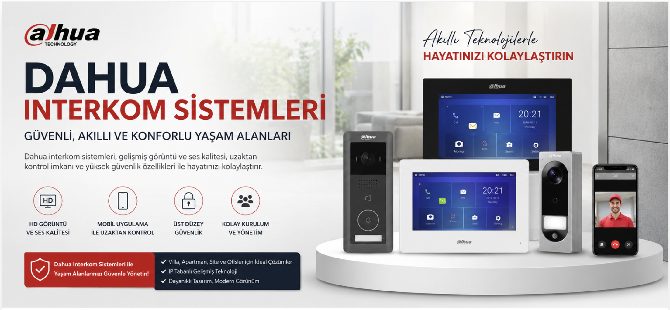 Dahua DHI-KTP01-S2(F) IP Villa Interkom Seti Nedir? Özellikleri, Avantajları ve Kullanım Alanları